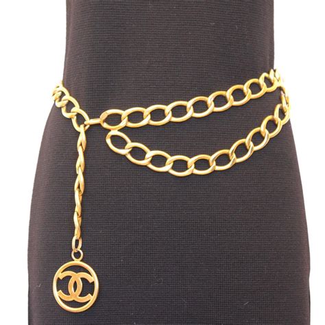 coco chanel chain replica belt|chanel belt original.